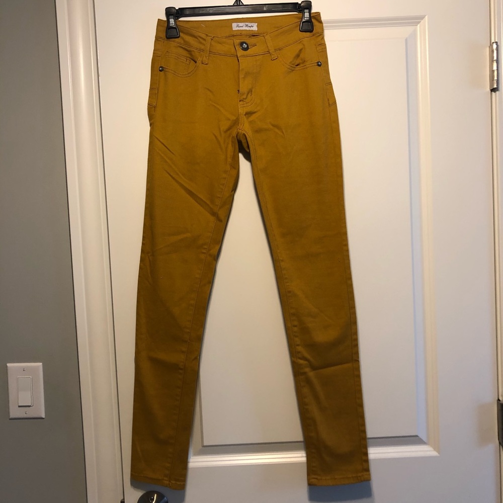 NWT Mustard Skinny Jeans